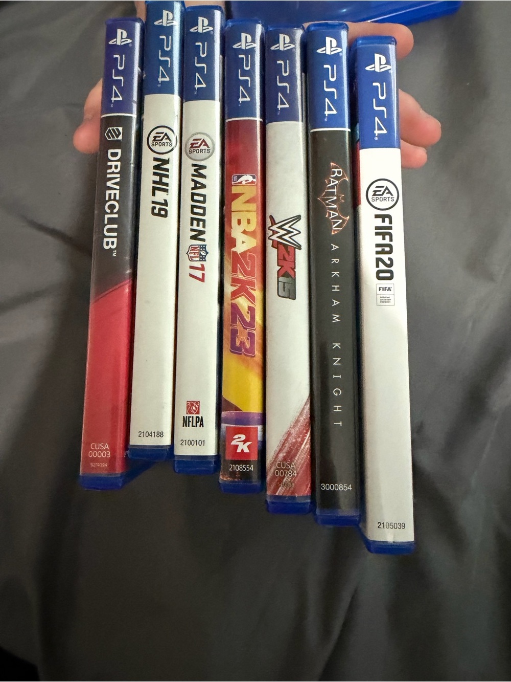 PS4 Sports & Action Game Lot - Madden, FIFA, NBA2K, NHL, Batman